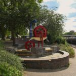 Bruch an Schaufelradwelle stoppt Brunnen am Kanaltor in Hanau